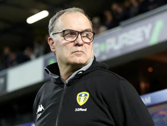 NO EXCUSES: From a straight talking Leeds United head coach Marcelo Bielsa.