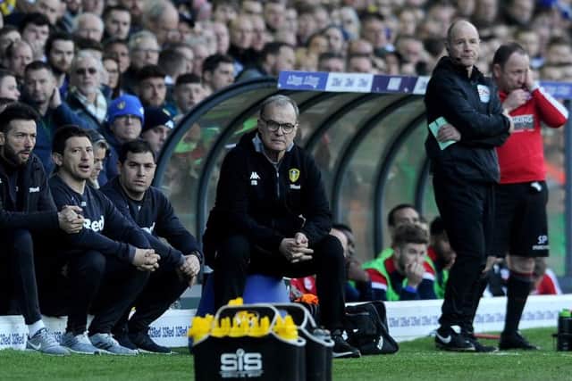 Leeds United head coach Marcelo Bielsa.