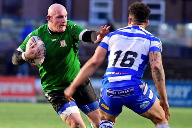 halifax v hunslet kevin larroyer halifax richard moore hunslet