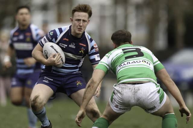 Hunslet Warriors man of the match, Liam Brown. Picture: Ainsley Bennett.