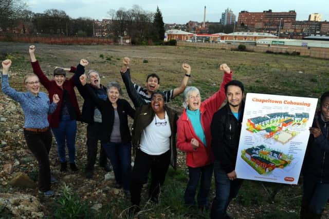Land on Barrack Road where Chapeltown Cohousing is building homes.