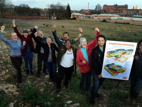 Land on Barrack Road where Chapeltown Cohousing is building homes.
