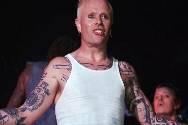 Keith Flint during his 2009 Leeds Festival show