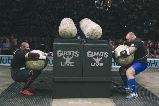 It was close! Thor beats Janashia in the Atlas Stones finale at Europes Strongest Man 2018