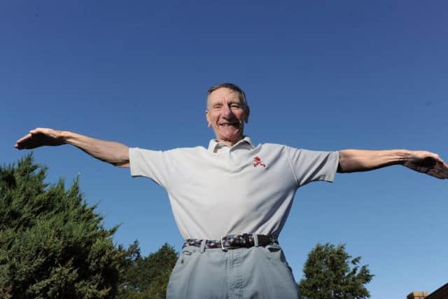 Cedric Sharp, 81, will be taking part in a wing walk for charity.