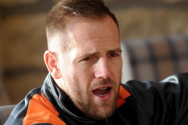 Castleford Rugby Club Media Day at Rogerthorpe Hall, near Pontefract..Liam Watts .8th January 2019.Picture by Simon Hulme