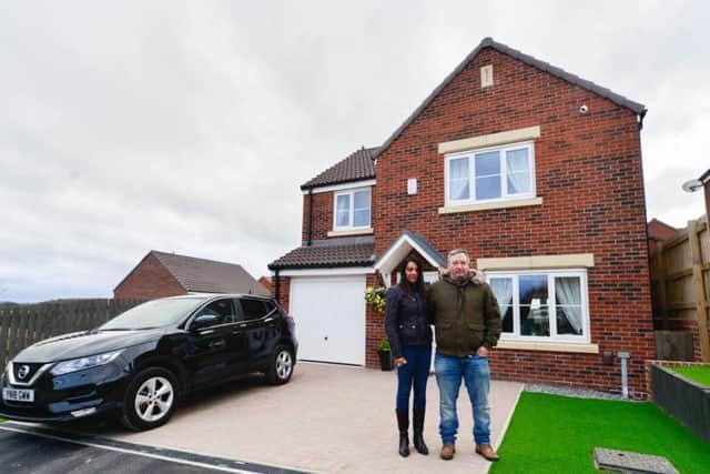 Nicola Bentley, 46, and husband Phil, 48, claim that, despite complaining about the faults ten months ago, only 10 per cent of them have been fixed. Photo: SWNS