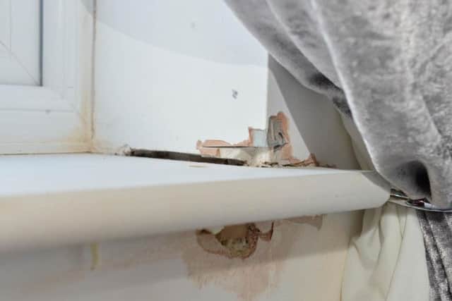 Some of the faults found in the house. Photo: SWNS