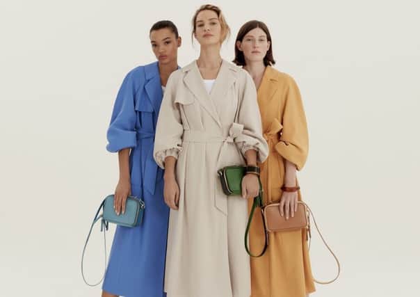 The coat of spring, these John lewis & Partners trench coats comes in rich pastel tones - ultramarine blue and sunflower yellow - and essential stone. Each costs £169 at John Lewis now.