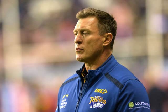 EARLY PRESSURE: Leeds Rhinos' head coach, Dave Furner.  Picture: Bruce Rollinson