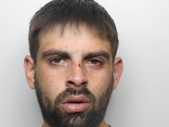 Billy Horsfall, aged 25, was jailed for three years after a hit and run incident last year which killed 68-year-old Jane Floweth. Photo credit: West Yorkshire Police
