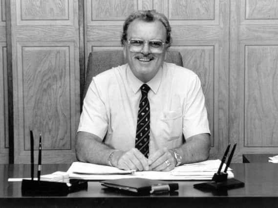 Bill Fotherby, Leeds United Managing Director. Pictured in June 1989.