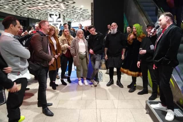 VIPs hear more about Black Box at Trinity Leeds.