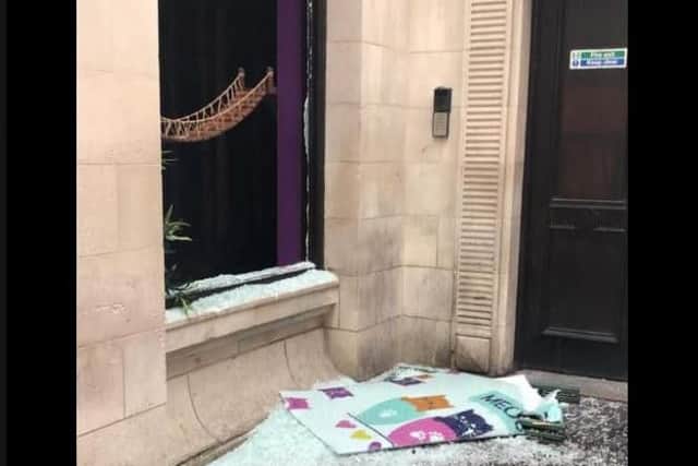 The scene outside the Kitty Cafe. PIC: Kitty Cafe