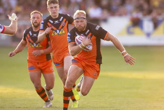 Castleford Tigers' England forward Oli Holmes
