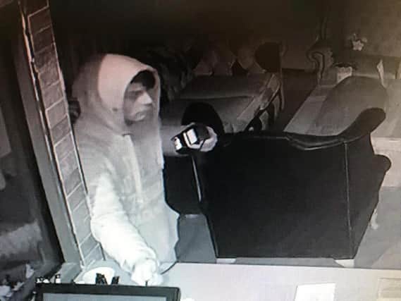 The Leeds Kitty Cafe thief was caught on CCTV.