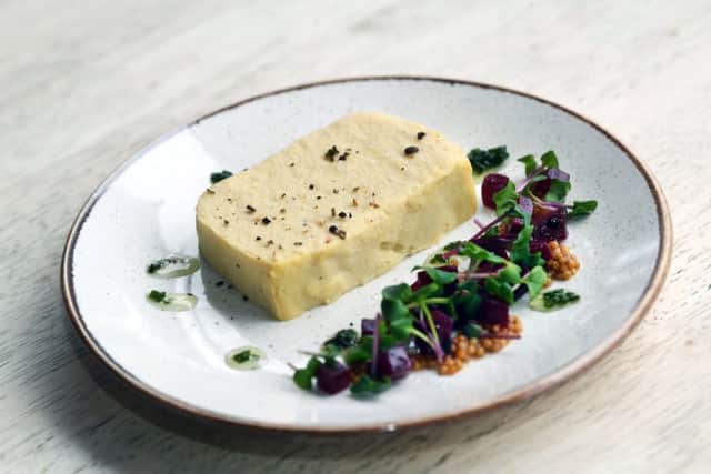 Celeriac, yellow mustard, beetroot and Mizuna. PIC: Jonathan Gawthorpe