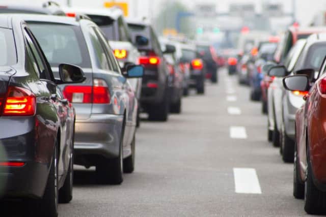 Traffic could build up as a result of the protests