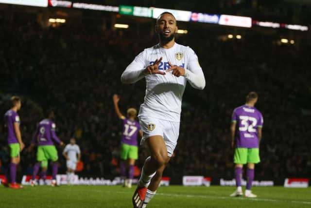 Leeds United striker Kemar Roofe.
