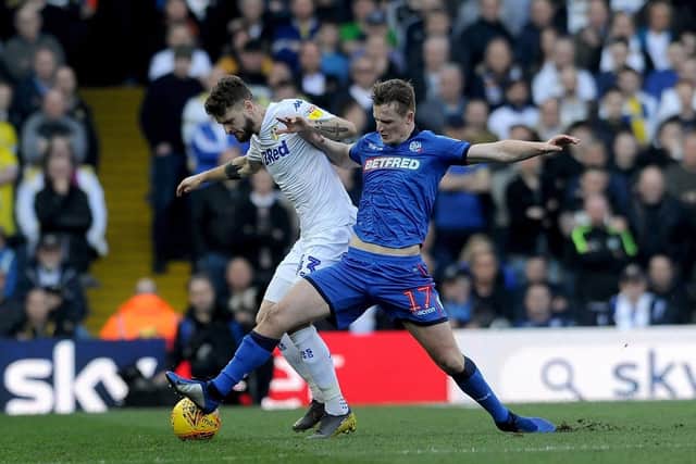 Leeds United defeat Bolton Wanderers 2-1 at Elland Road last month.