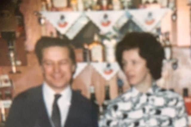 Eileen Cowles pictured with her late husband William