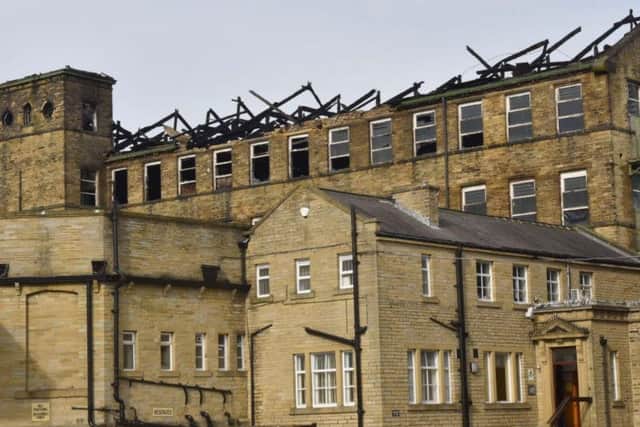New photos show extent of devastation at huge Bradford mill fire. Photo credit: West Yorkshire Fire and Rescue Service.