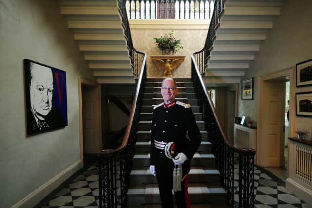 New Lord Lieutenant of West Yorkshire Ed Anderson pictured at Bowcliffe Hall, Bramham..30th August 2018 ..Picture by Simon Hulme
