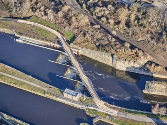 The moveable weir at Knostrop was installed in 2017 as part of the 50 million first phase of the Leeds Flood Alleviation Scheme.