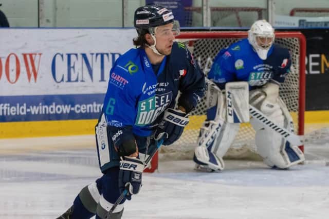 Sheffield Steeldogs player-coach Ben Morgan. Picture: Peter Best.