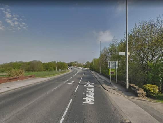 A driver has been left with serious injuries after a crash on the A650 Wakefield Road