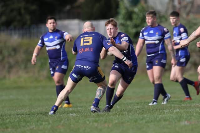 Liam Brown got on the scoresheet for Hunslet Warriors in their win over Gateshead. Picture submitted.