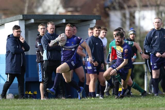 Nathan Clapham also got on the scoresheet for Hunslet Warriors against Gateshead. Picture submitted.