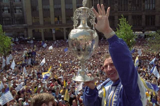 The event celebrates Leeds United's 1992 Division One title win.