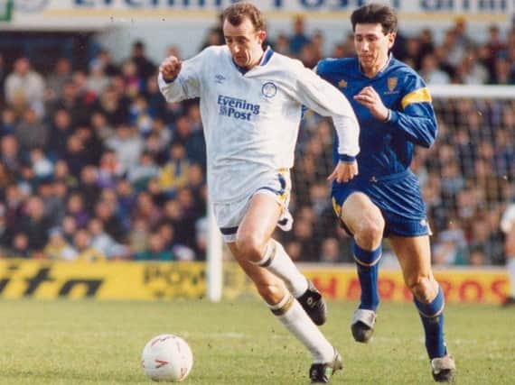 Gary McAllister in action in 1992