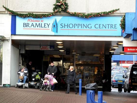 The incident allegedly took place in Bramley Shopping Centre.