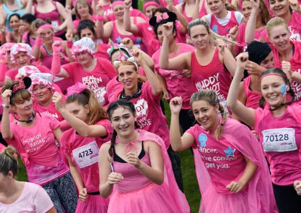 Race for Life charity runs for Cancer Research UK - Pretty Muddy at Temple Newsam