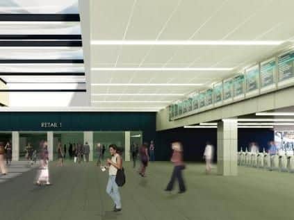 The ticket barriers will be moved further forward of their current position