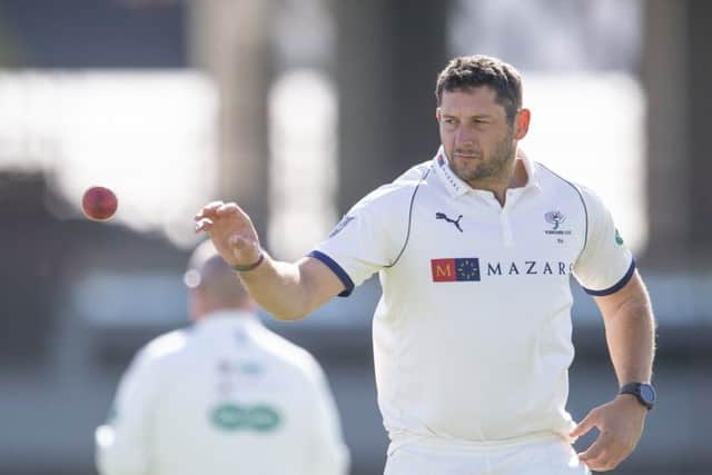Yorkshire's Tim Bresnan is battling to be fit (Picture: SWPix.com)