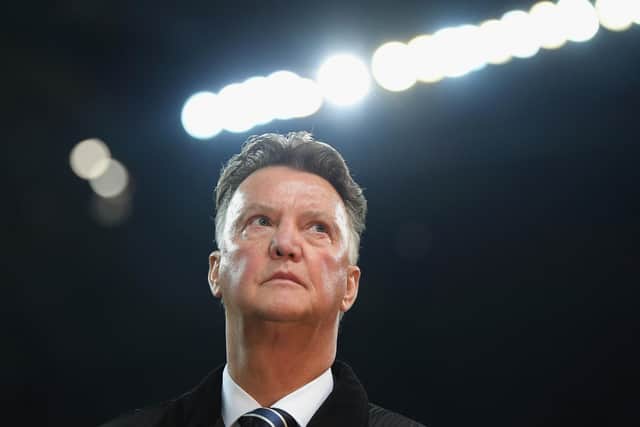 Former manager Louis van Gaal.