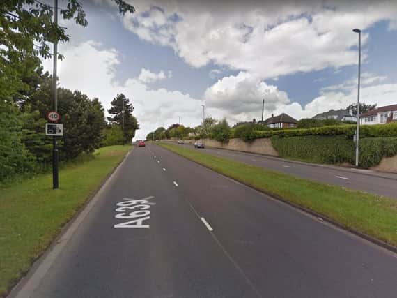 Police say the incident happened on Leeds Road, Woodlesford.