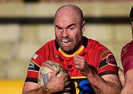 Dewsbury's Liam Finn was on top form against Featherstone.