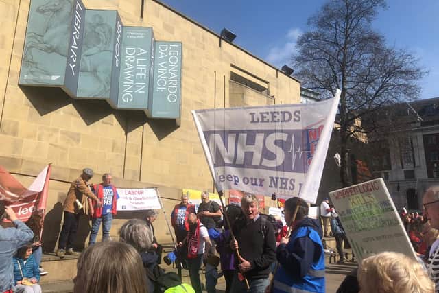 The Leeds branch of Keep our NHS public organised the march.