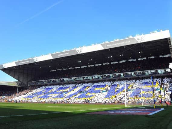 Leeds United's pre-match Elland Road display against Millwall.