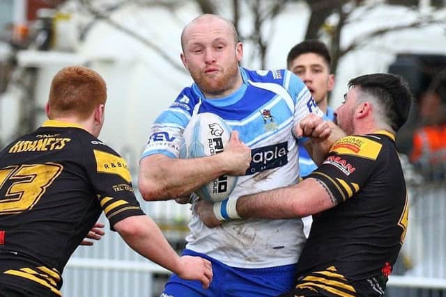 Dave Norton, a try scorer in Hunslet Warriors' fightback win at Heworth.