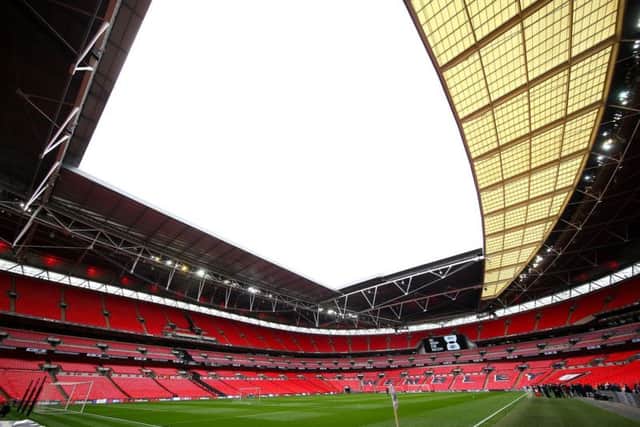 Wembley Stadium.
