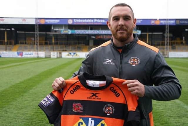 New Castleford signing Daniel Smith