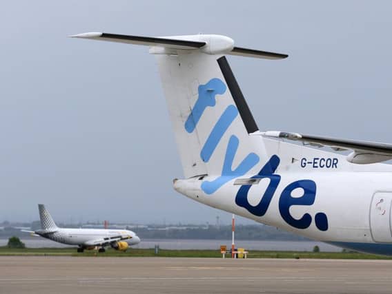 Flybe cancelled dozens of flights today (Wednesday) including flights from Leeds Bradford airport. Tim Goode/PA Wire