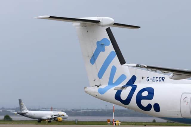 Flybe cancelled dozens of flights today (Wednesday) including flights from Leeds Bradford airport. Tim Goode/PA Wire