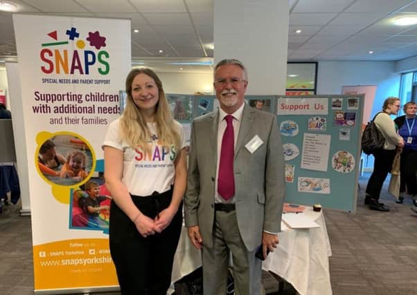 LAUNCH: Chris Eatwell, chair of CANN and SNAPS (Special Needs and Parent Support) with community fundraising manager Eve Holdsworth.