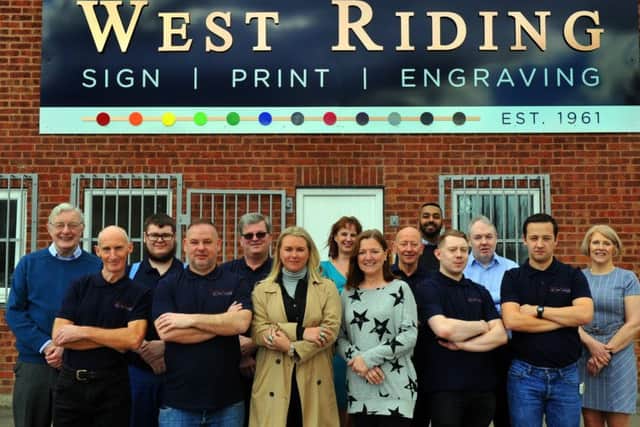 The team at West Riding Engraving in Leeds